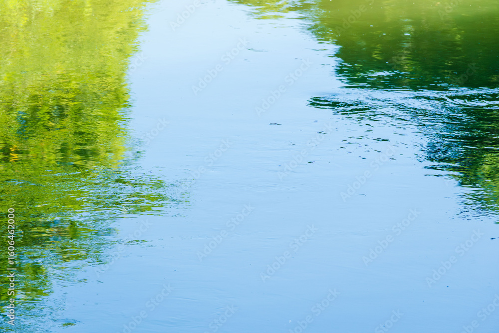 Fototapeta premium 夏の川 川の流れ水面の表情40