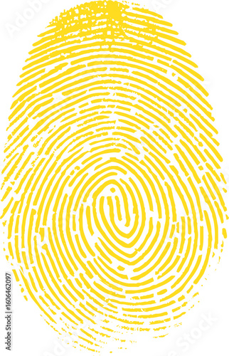 Vector of a finger print stock illustration