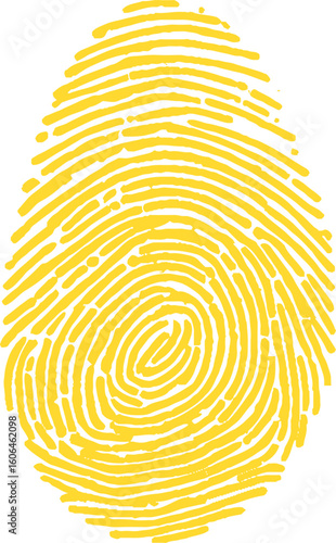 Vector of a finger print stock illustration. eps 10