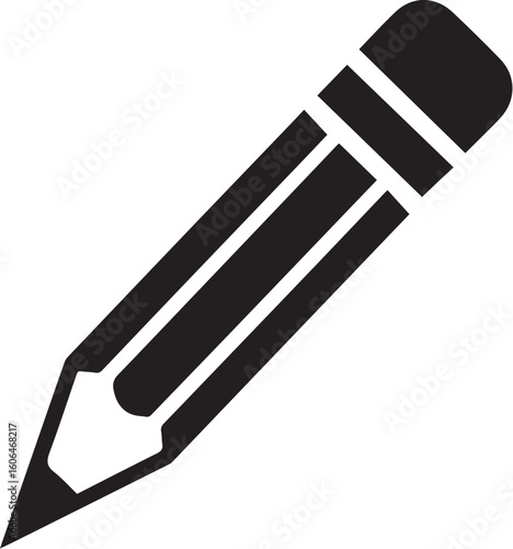 pencil silhouette icon