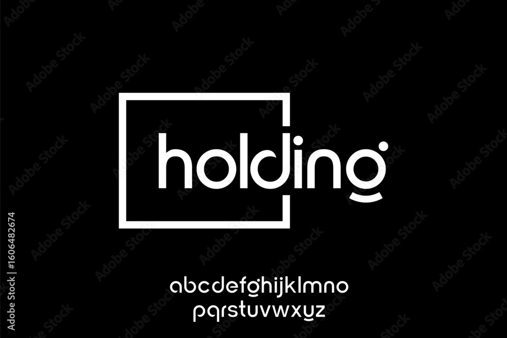 Fototapeta premium Holding Company Logo Design Concept