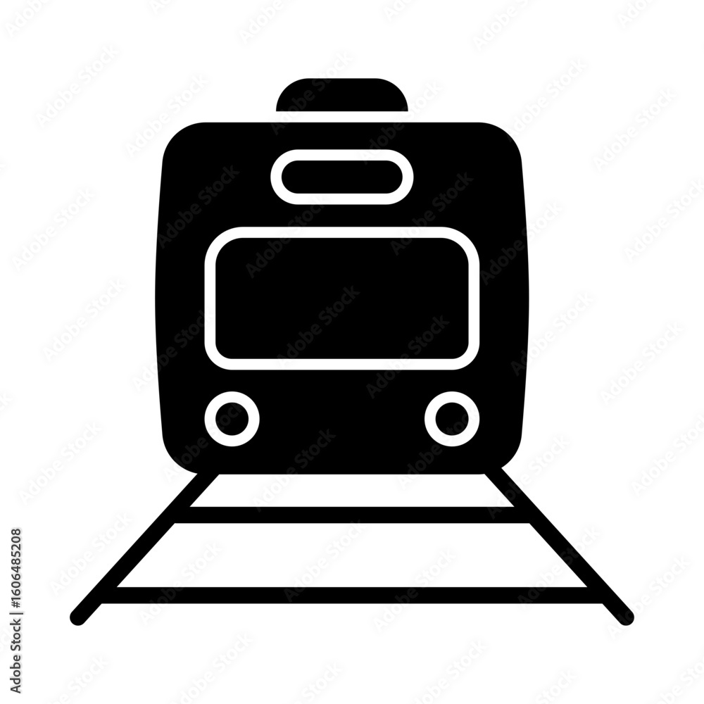 train glyph icon train glyph icon