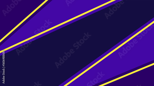 This digital retro geometric style wallpaper, full of diagonal lines in purple, blue and yellow, is suitable for a variety of modern visual approaches.