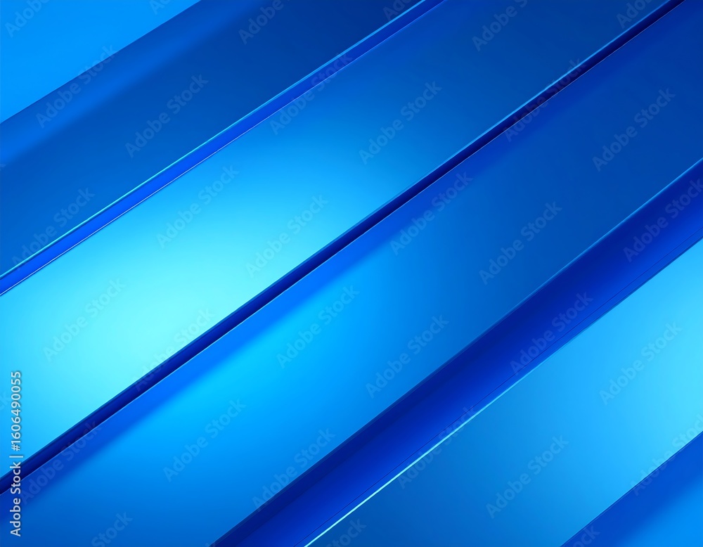 Obraz premium Abstract geometric design featuring diagonal blue stripes