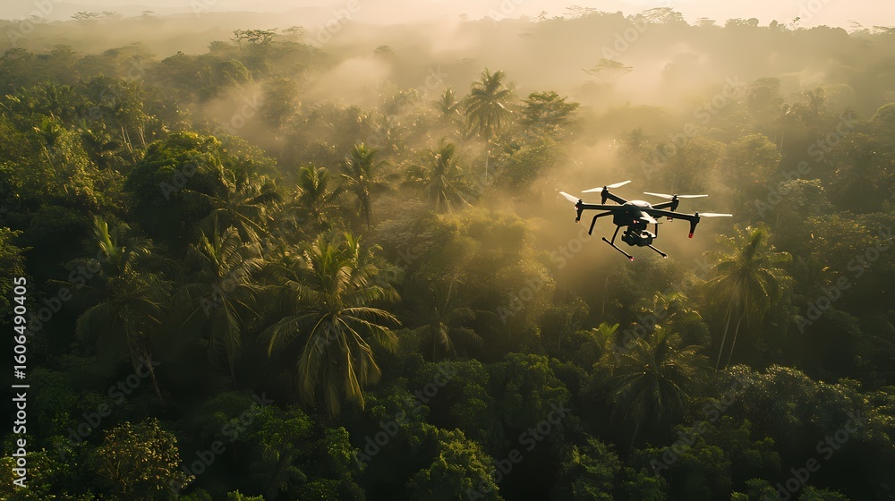 Fototapeta premium Pandemic Response Drone