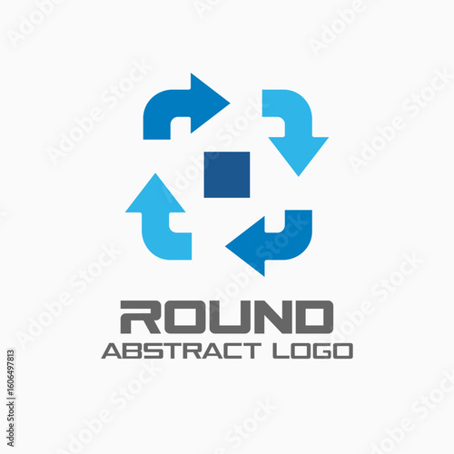 Round Abstract Logo