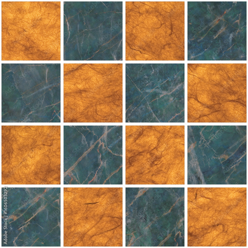 Fototapeta premium Geometric mosaic seamless marble texture pattern colorful Design traditional background. 