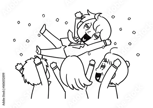 成果を成し遂げた人たち / ベクター