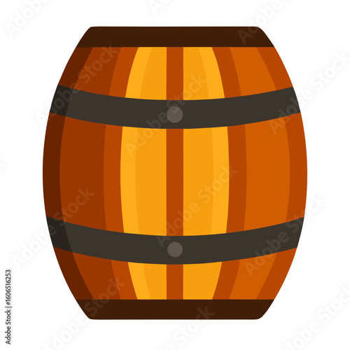 Beer Barrel  
icon featuring beer, pretzels, and Bavarian elements. Perfect for party themes and German festival designs.