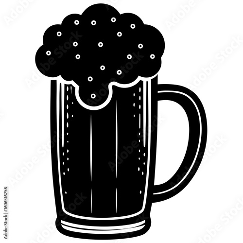  Beer Mug 
icon featuring beer, pretzels, and Bavarian elements. Perfect for party themes and German festival designs.