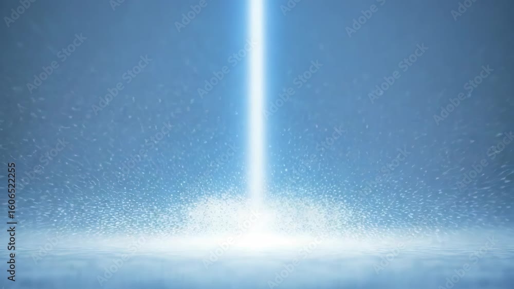 Abstract blue beam with light dust particles animation ideal for presentation backgrounds Abstract blue beam with light dust particles animation ideal for presentation backgrounds
