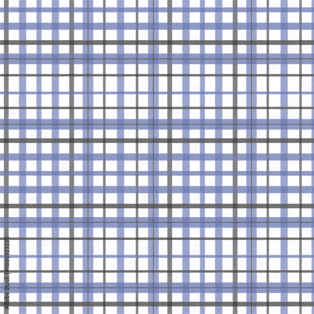Blue and Gray Plaid Fabric Texture Blue and Gray Plaid Fabric Texture
