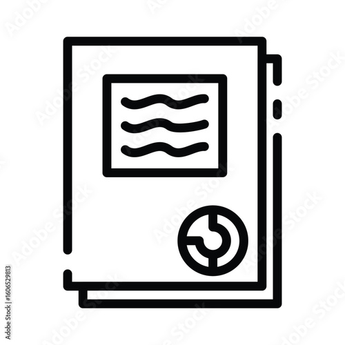 Stacked Documents with Data Visualization and Textual Information