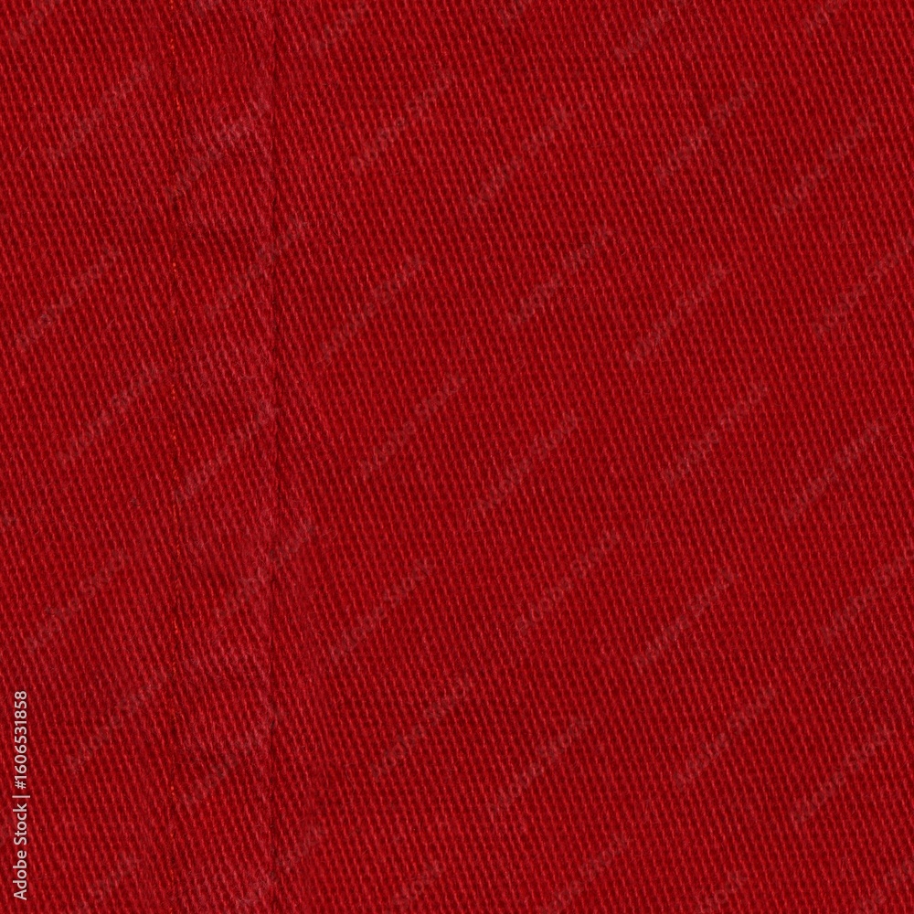 Fototapeta premium Seamless denim texture. denim texture. Red denim jeans texture close up. Red denim jeans background.