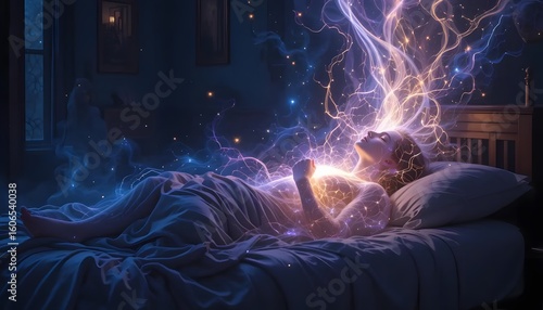 Astral Projection Concept Lucid Dream, Soul Leaving the Body, Soul Travel