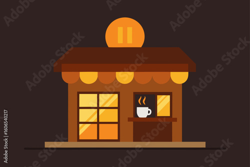 house in the window