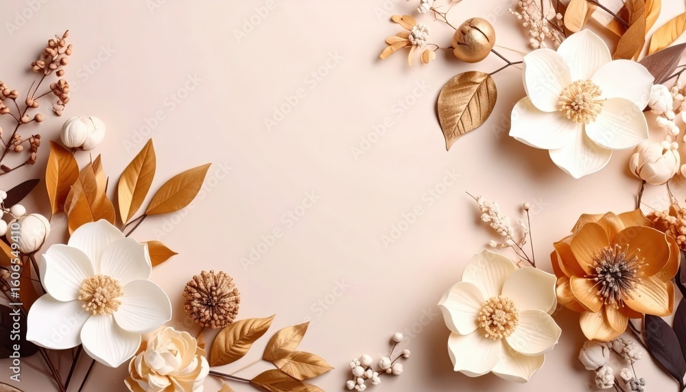 Obraz premium Elegant floral arrangement studio setting high-quality photography soft lighting close-up view aesthetic design for home decor