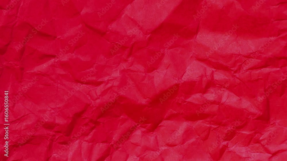custom made wallpaper toronto digitalStop motion of blank or empty red crumpled, creased, wrinkled paper page texture background, moving sheet of paper animation, design for frame