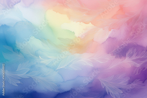 Vibrant colorful abstract painterly background, Modern artistic texture with fluid brush strokes for creative design