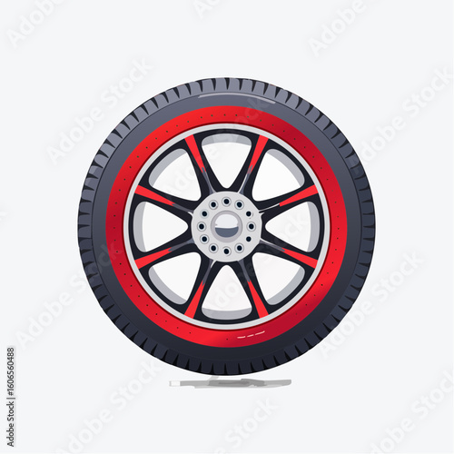 Incorporate icons like cars or wheels for a modern and sleek look. Red and black colors can reflect speed, power, and efficiency