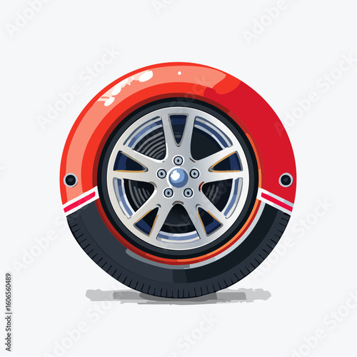 Incorporate icons like cars or wheels for a modern and sleek look. Red and black colors can reflect speed, power, and efficiency