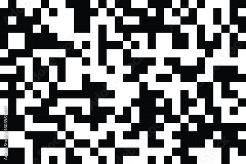 A black and white QR code vector illustration, created precisely for efficient digital scanning, supports seamless access to online data and enhances user interaction with modern systems.

