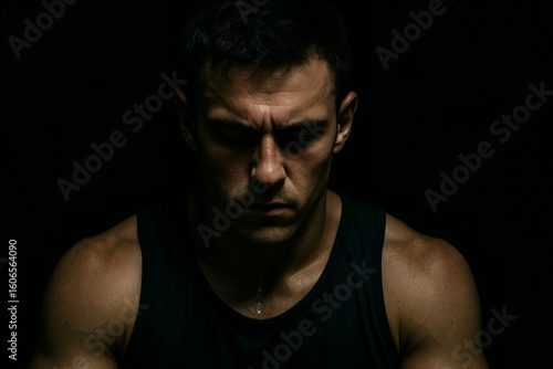 portrait of a handsome young man