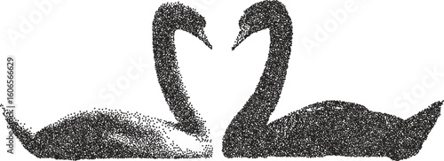 Heart retro y2k stipple design love halftone brutalist urban vector png with clear background, passion 2000s photocopy grunge tattoo gen z effect