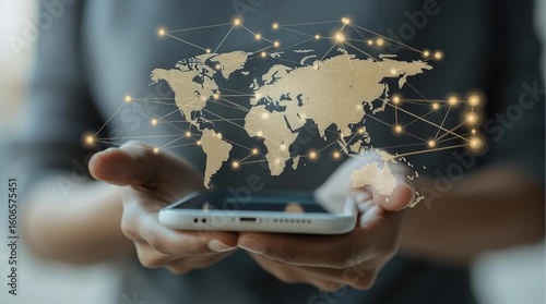 Global communication and networking via smartphone technology