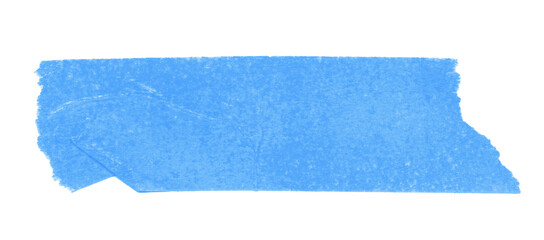 baby blue sticker paper tape washi tape high quality isolated	
