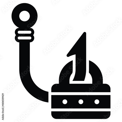 phishing icon for security scams and email hacks
