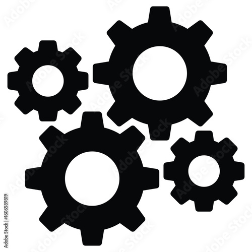 gears icon for collaboration, teamwork, and processes