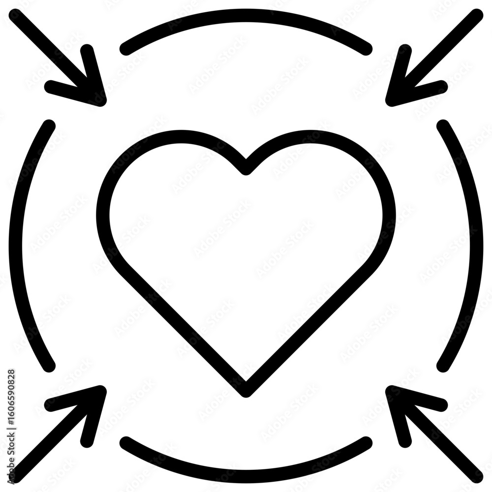 Obraz premium Purpose Alignment Icon