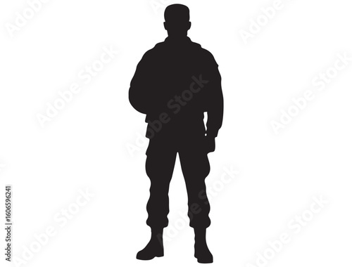 Wallpaper Mural ARMY SOLDIER SILHOUETTE Torontodigital.ca