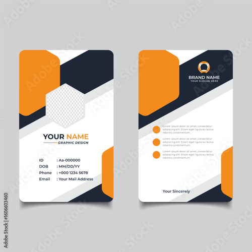 Creative Business card Premium Vector