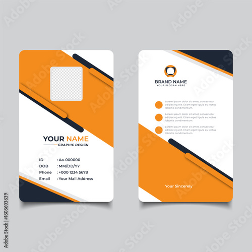 Creative Business card Premium Vector