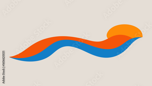 Stark Vector Illustration of Dead Trees in a Flood a Desolate Landscape