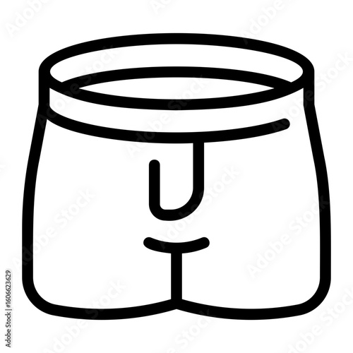 boxer line icon