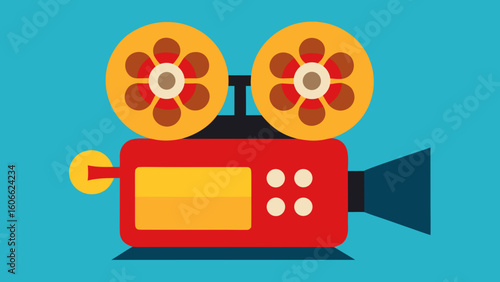 Classic Old Fashioned Movie Projector Bringing Back Film History