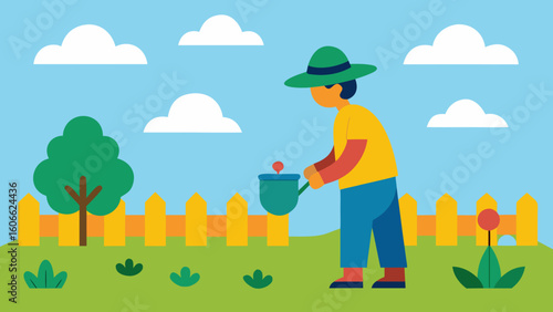 Person Gardening in Their Backyard for Relaxation and Fresh Produce