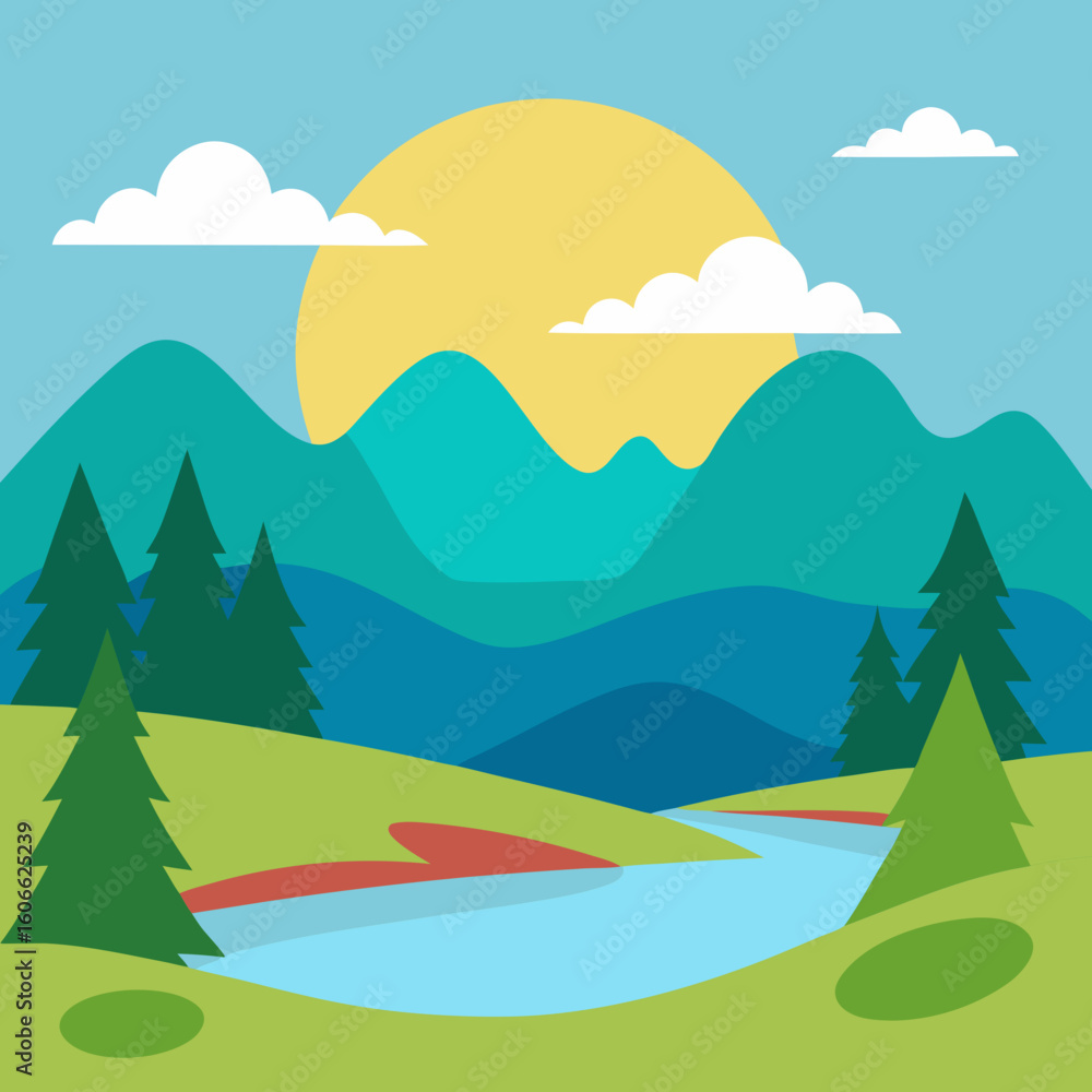 Fototapeta premium a still place in the world