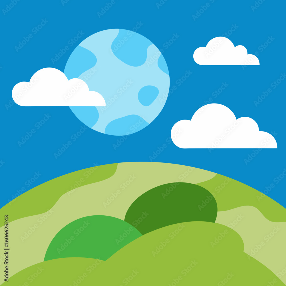 Obraz premium a breath of cloud and earth