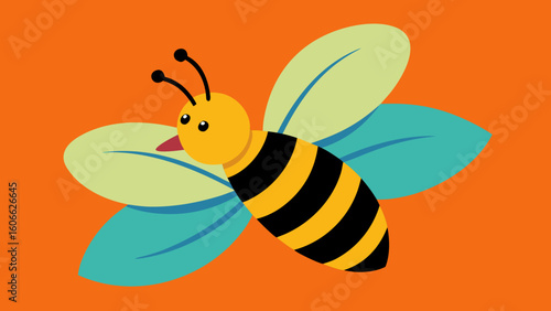 Detailed Macro Shot Of Bee On Flower Pollination Nature Beauty