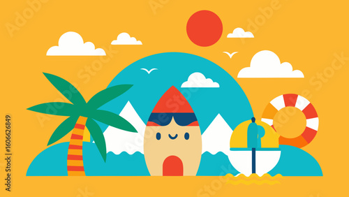Blissful Summer Holiday Vacation Sun Kissed Escapes Tropical Paradise