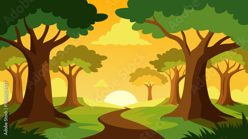 Wander through a serene sun dappled glade in Sherwood Forest England