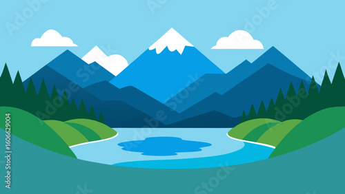 Discover a tranquil hidden lake nestled deep within the backcountry