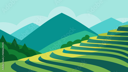 Experience the serene beauty of Sapa Vietnam rice terraces layered in green