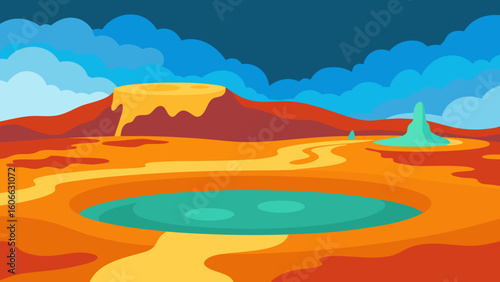 Witness the Otherworldly Landscape of a Geothermal Depression