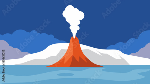 Discover the Otherworldly Scene of a Steaming Volcanic Vent