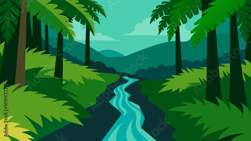 Discover a Lush Verdant Gully Filled with Giant Tree Ferns